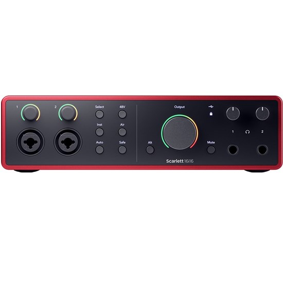 Focusrite Scarlett 16i16 Gen 4 16-in/16-out USB Audio Interface w/ Auto Gain