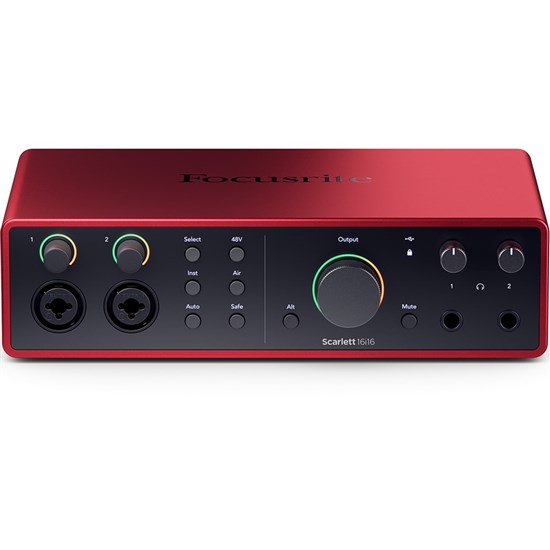 Focusrite Scarlett 16i16 Gen 4 16-in/16-out USB Audio Interface w/ Auto Gain