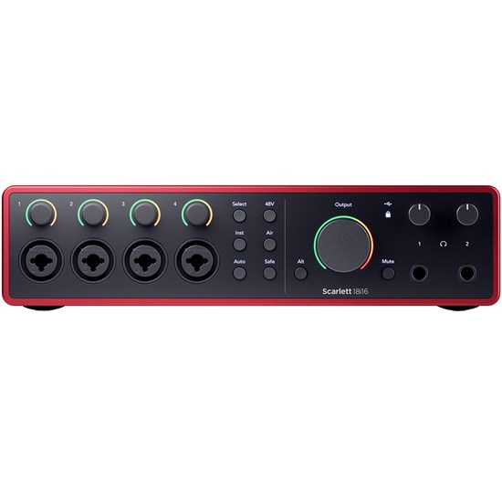 Focusrite Scarlett 18i16 Gen 4 18-in/16-out USB Audio Interface w/ Auto Gain