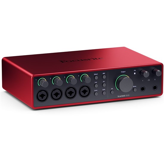 Focusrite Scarlett 18i16 Gen 4 18-in/16-out USB Audio Interface w/ Auto Gain