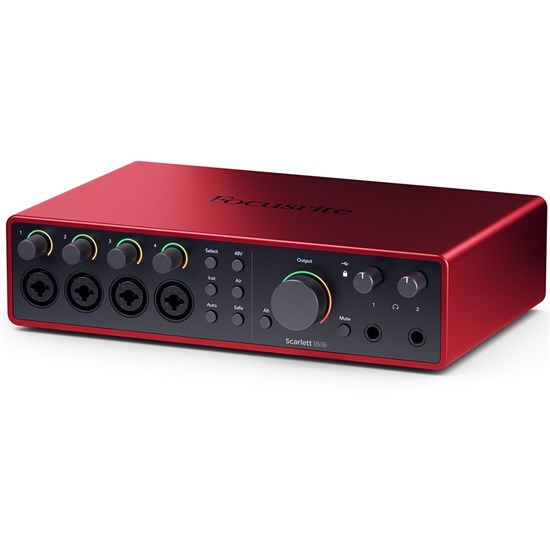 Focusrite Scarlett 18i16 Gen 4 18-in/16-out USB Audio Interface w/ Auto Gain