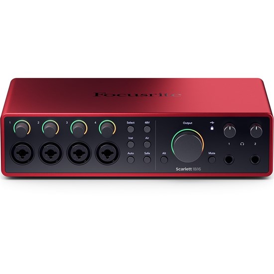 Focusrite Scarlett 18i16 Gen 4 18-in/16-out USB Audio Interface w/ Auto Gain