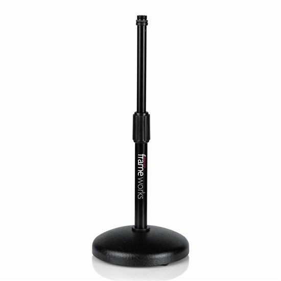 Gator Frameworks GFWMIC0501 Round Base Desktop Mic Stand Boom Mic Stand