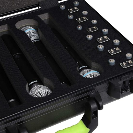 Gator Molded Case for 6 Wireless Mics w/ TSA Latch