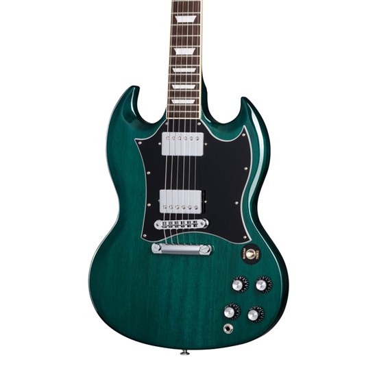 Gibson SG Standard (Translucent Teal) inc Soft-shell Case