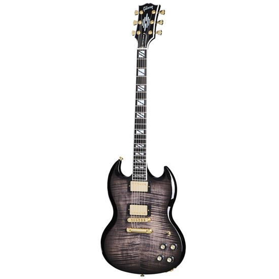 Gibson SG Supreme (Translucent Ebony Burst) AAA- Figured Maple Top w/ Hard Case