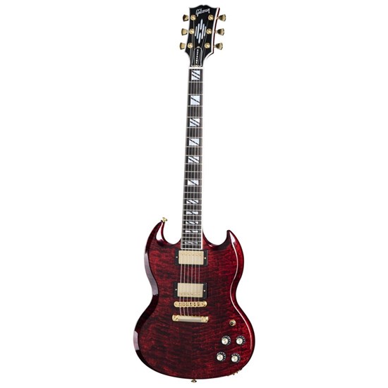 Gibson SG Supreme (Wine Red) AAA-Figured Maple Top w/ Hard Case