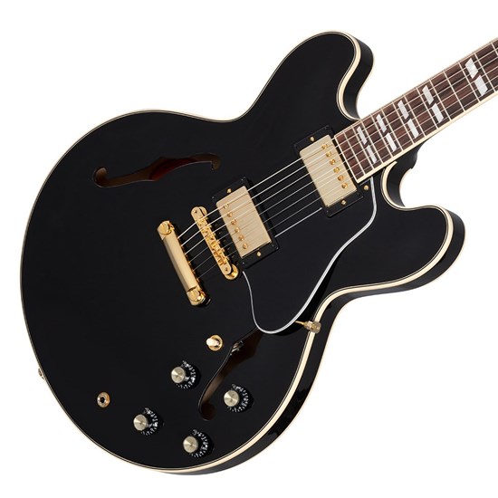 Gibson ES-345 (Ebony with Gold Hardware)