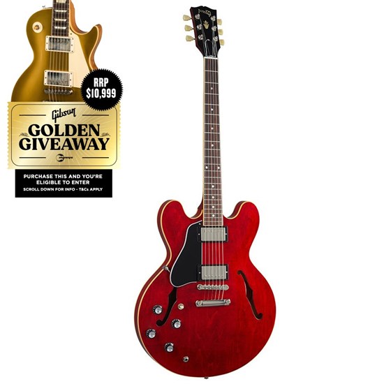 Gibson ES-335 Left-Handed Electric Guitar ('60s Cherry)