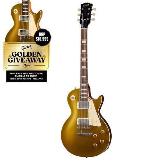 Gibson Murphy Lab 1957 Les Paul (Goldtop w/ Darkback) - Light Aged