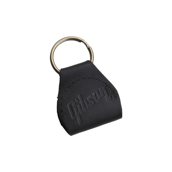 Gibson Premium Leather Pickholder Keychain (Black)