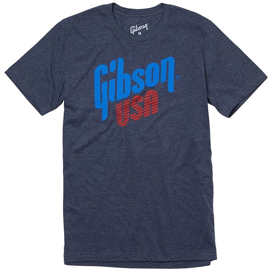 Gibson USA Logo Tee (Navy) 2XL