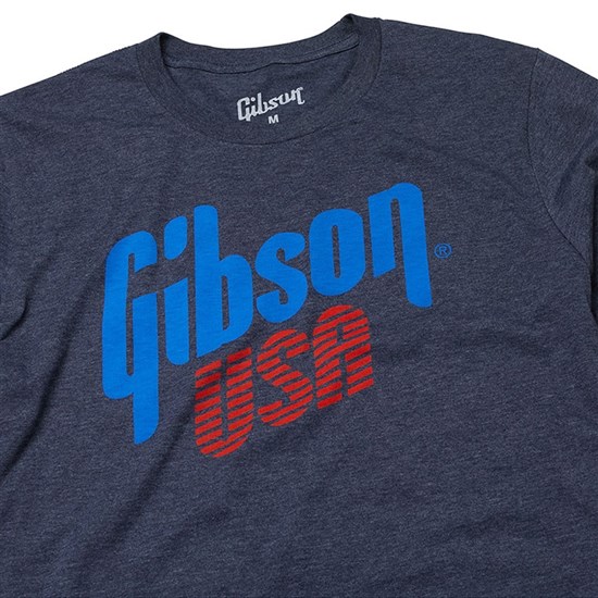 Gibson USA Logo Tee (Navy) 2XL