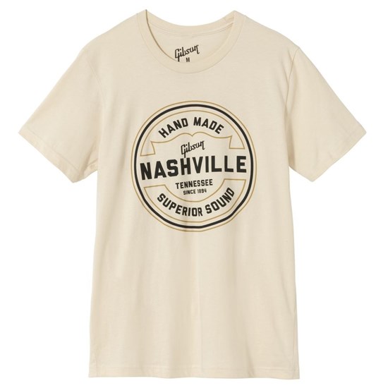 Gibson Handmade in Nashville Tee (Cream) Large