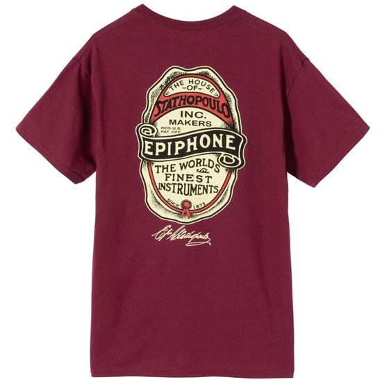 Epiphone The House of Stathopoulo Tee (Maroon) 2XL