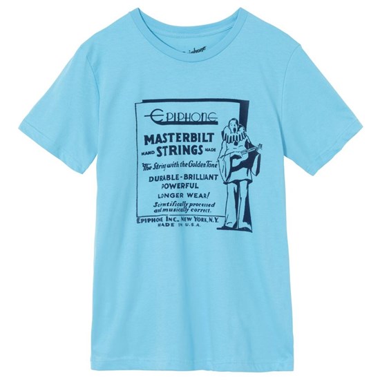 Epiphone Masterbuilt Strings Tee (Sky Blue) 2XL