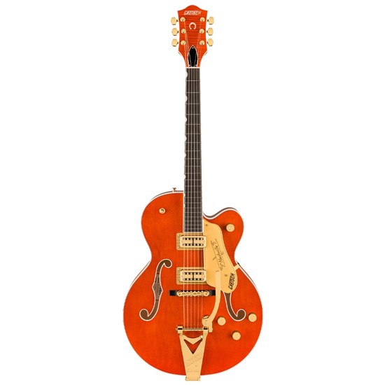 Gretsch Nashville Hollow Body w/ String-Thru Bigsby & Gold Hardware (Orange Stain)