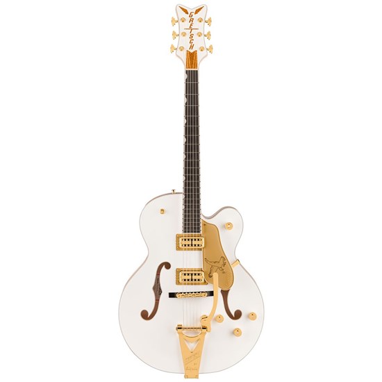 Gretsch Falcon Hollow Body w/ String-Thru Bigsby & Gold Hardware (White)