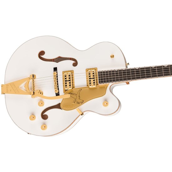 Gretsch Falcon Hollow Body w/ String-Thru Bigsby & Gold Hardware (White)