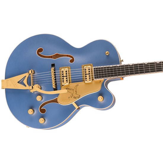 Gretsch Falcon Hollow Body w/ String-Thru Bigsby & Gold Hardware (Cerulean Smoke)