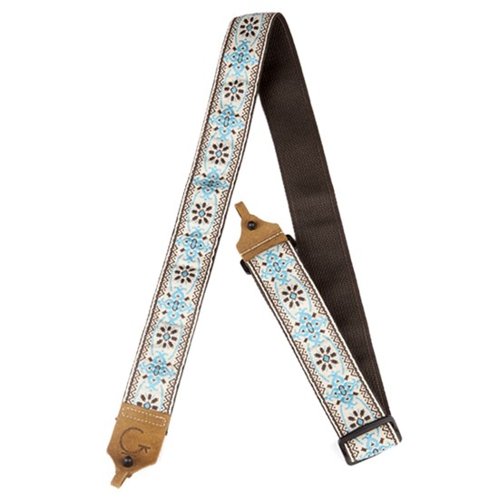 Gretsch G Brand Banjo Strap (Blue/Brown)