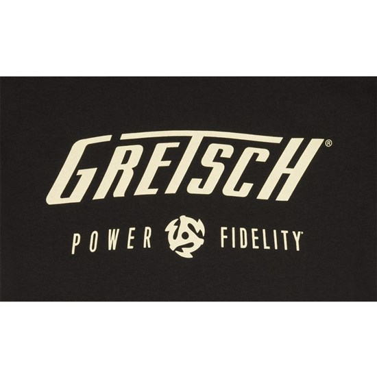 Gretsch Power & Fidelity Logo T-Shirt (Black) Large