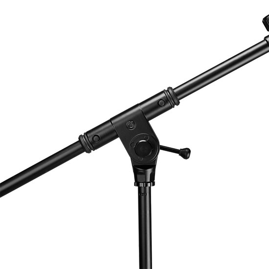 Gravity GTMS4232B Touring Short Tripod Mic Stand w/ Adjustable Boom & T-Bar