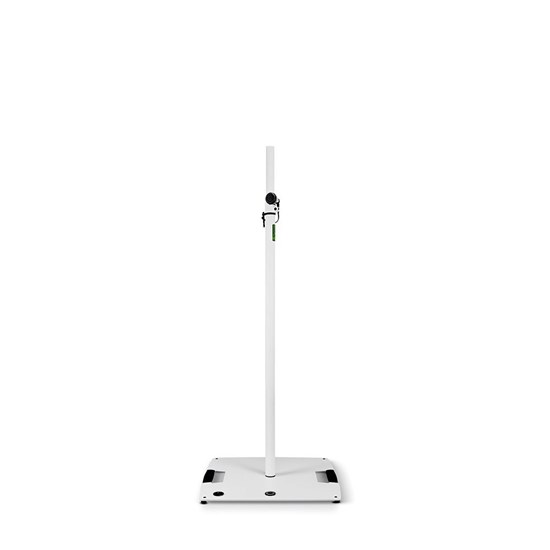 Gravity LS431W Lighting Stand w/ Square Steel Base & Off Centre Mount (White)