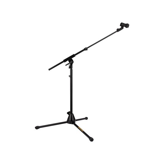 Hercules MS520BPRO Low Profile Tripod Mic Boom Stand w/ Quik-N-EZ Mic Clip