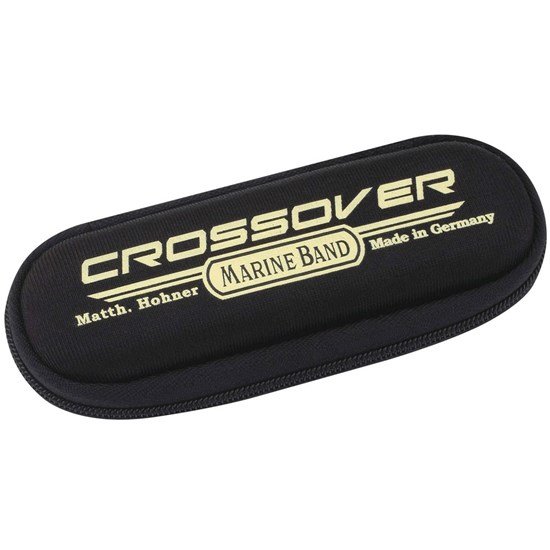 Hohner Marine Band Crossover Harmonica w/ Triple Lacquered Bamboo Comb (Key of A)