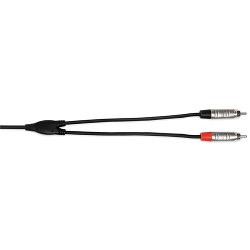 Hosa HMR-006Y 3.5mm TRS to Dual RCA Stereo Breakout Cable (6ft) (180cm)