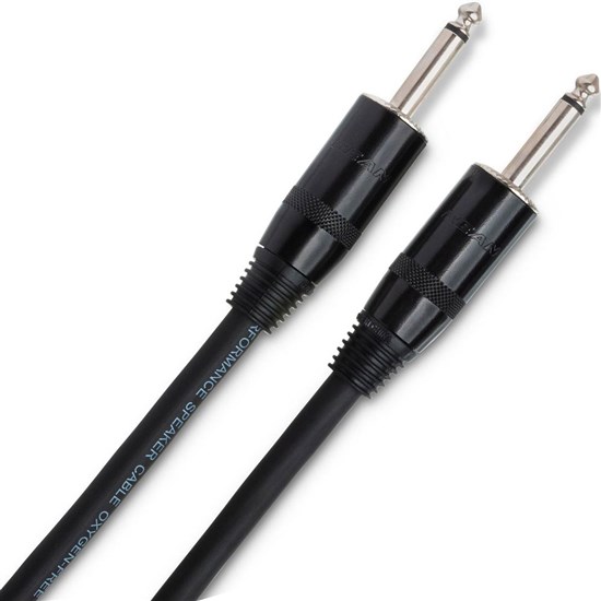 Hosa SKJ430 1/4 in TS to 1/4 in TS Heavy Duty Speaker Cable (30ft)