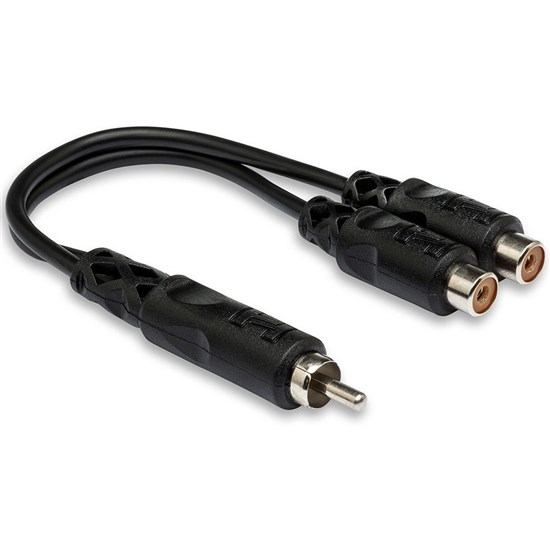 Hosa YRA-104 RCA(M) to Dual RCA(F) Y-Cable Adaptor