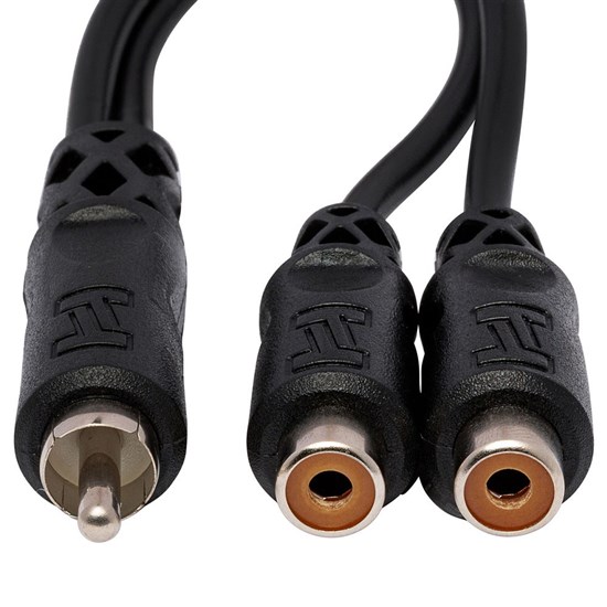 Hosa YRA-104 RCA(M) to Dual RCA(F) Y-Cable Adaptor