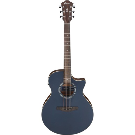 Ibanez AE100DBF Electro-Acoustic Guitar (Dark Tide Blue Flat)