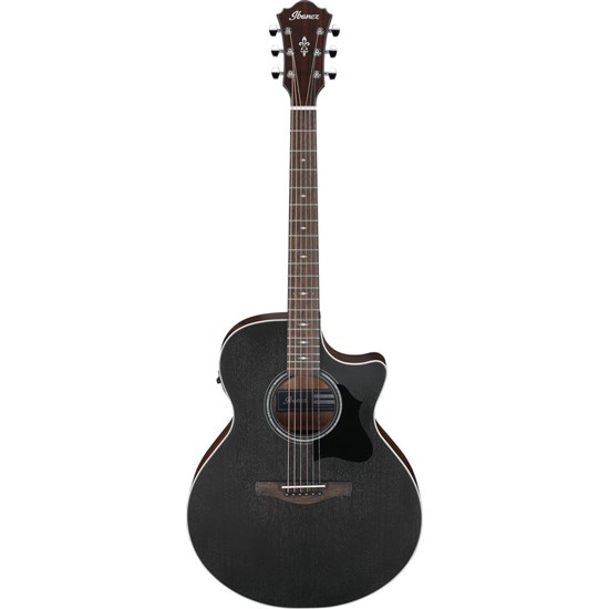 Ibanez AE140WKH Electro-Acoustic Guitar (Weathered Black Open Pore)