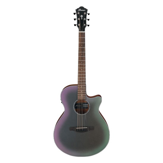 Ibanez AEG50 Acoustic Guitar w/ Cutaway & Pickup (Black Aurora Matte)