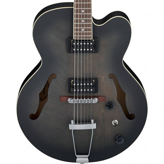 Ibanez AF55 Artcore Hollowbody Electric Guitar (Transparent Black Flat)