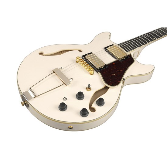 Ibanez AMH90 Artcore Hollow Body Guitar (Ivory)