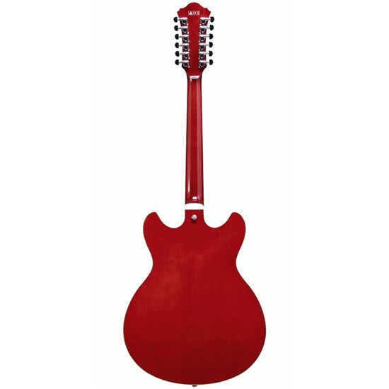 Ibanez AS7312 TCD 12-String Semi-Hollow Electric Guitar (Transparent Cherry Red)