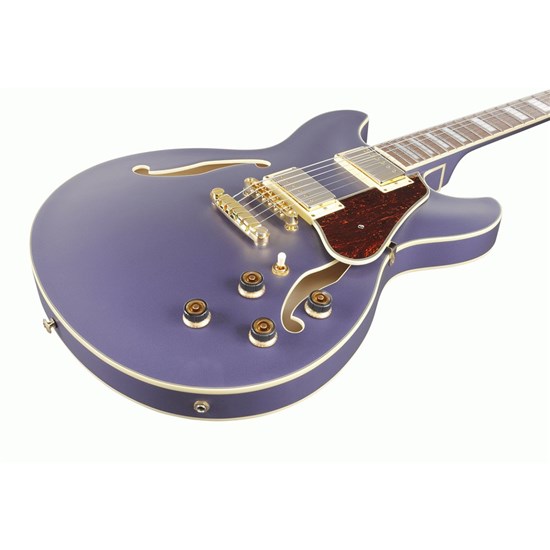 Ibanez AS73GMPF Artcore Semi-Hollow Electric Guitar (Metallic Purple Flat)