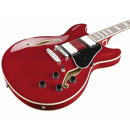 Ibanez AS73 Semi-Hollow Electric Guitar (Transparent Cherry Red)