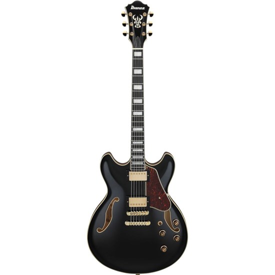 Ibanez AS93BCBK Semi-Hollow Electric Guitar (Black)