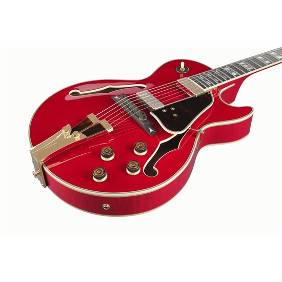 Ibanez GB10SEFM SRR George Benson Signature Artcore inc Hard Case (Sapphire Red)