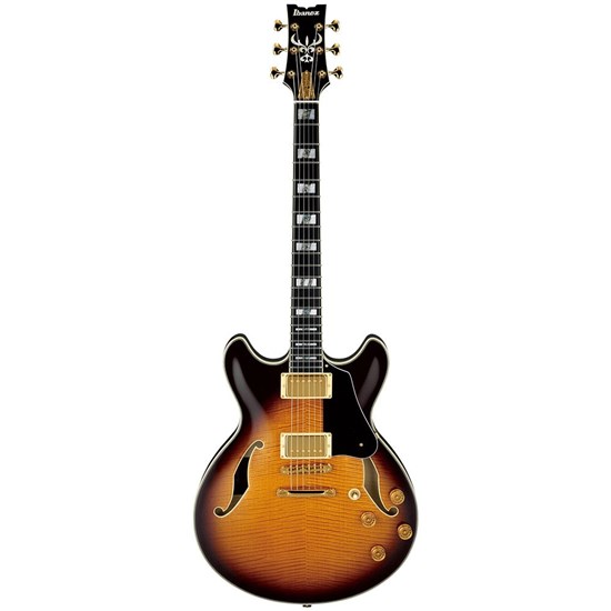 Ibanez JSM100 John Scofield Signature Semi-Hollow Electric Guitar (Vintage Sunburst)