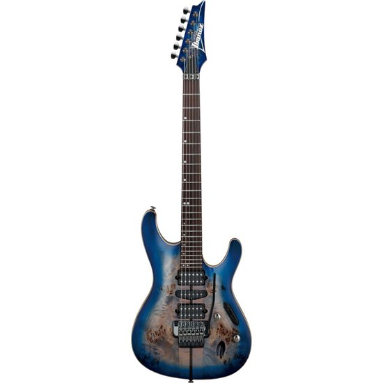 Ibanez S1070PBZCLB Electric Guitar (Cerulean Blue Burst) w/ Gigbag