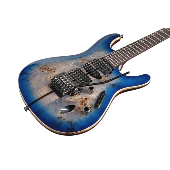 Ibanez S1070PBZCLB Electric Guitar (Cerulean Blue Burst) w/ Gigbag