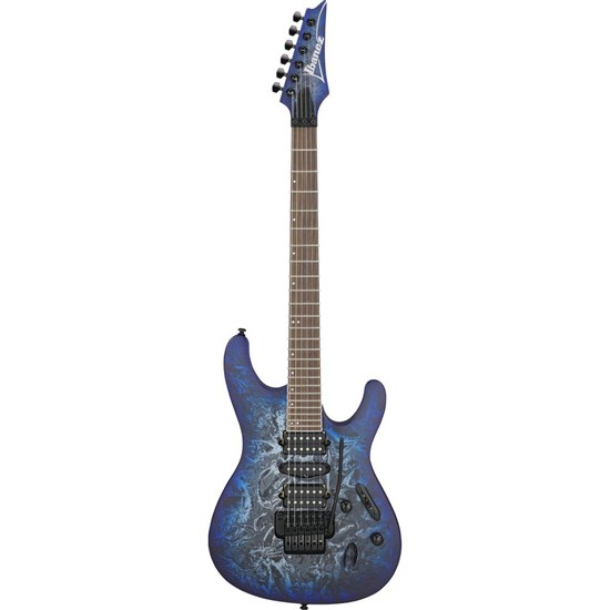 Ibanez S770CZM Electric Guitar (Cosmic Blue Frozen Matte) | Solid-Body ...