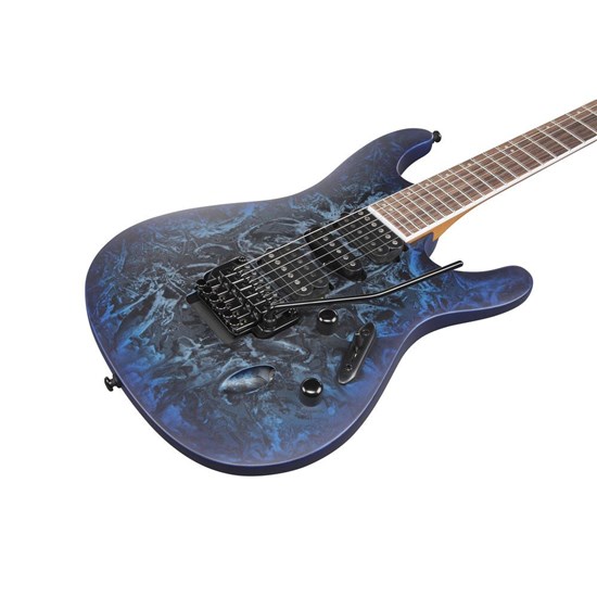 Ibanez S770CZM Electric Guitar (Cosmic Blue Frozen Matte)