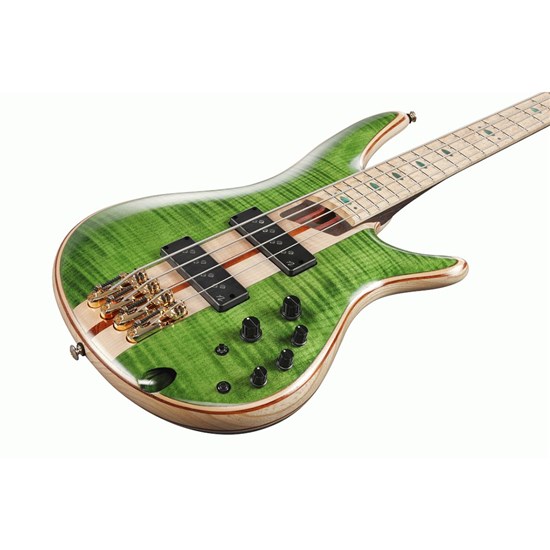 Ibanez SR4FMDX EGL Premium 4-String Bass Guitar inc Gig Bag (Emerald Green Low Gloss)